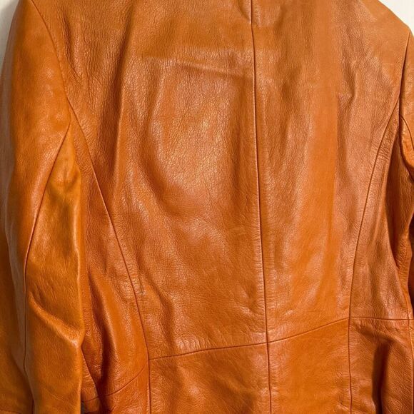 Max Mara Weekend Leather Jacket 4 - Picture 6 of 11